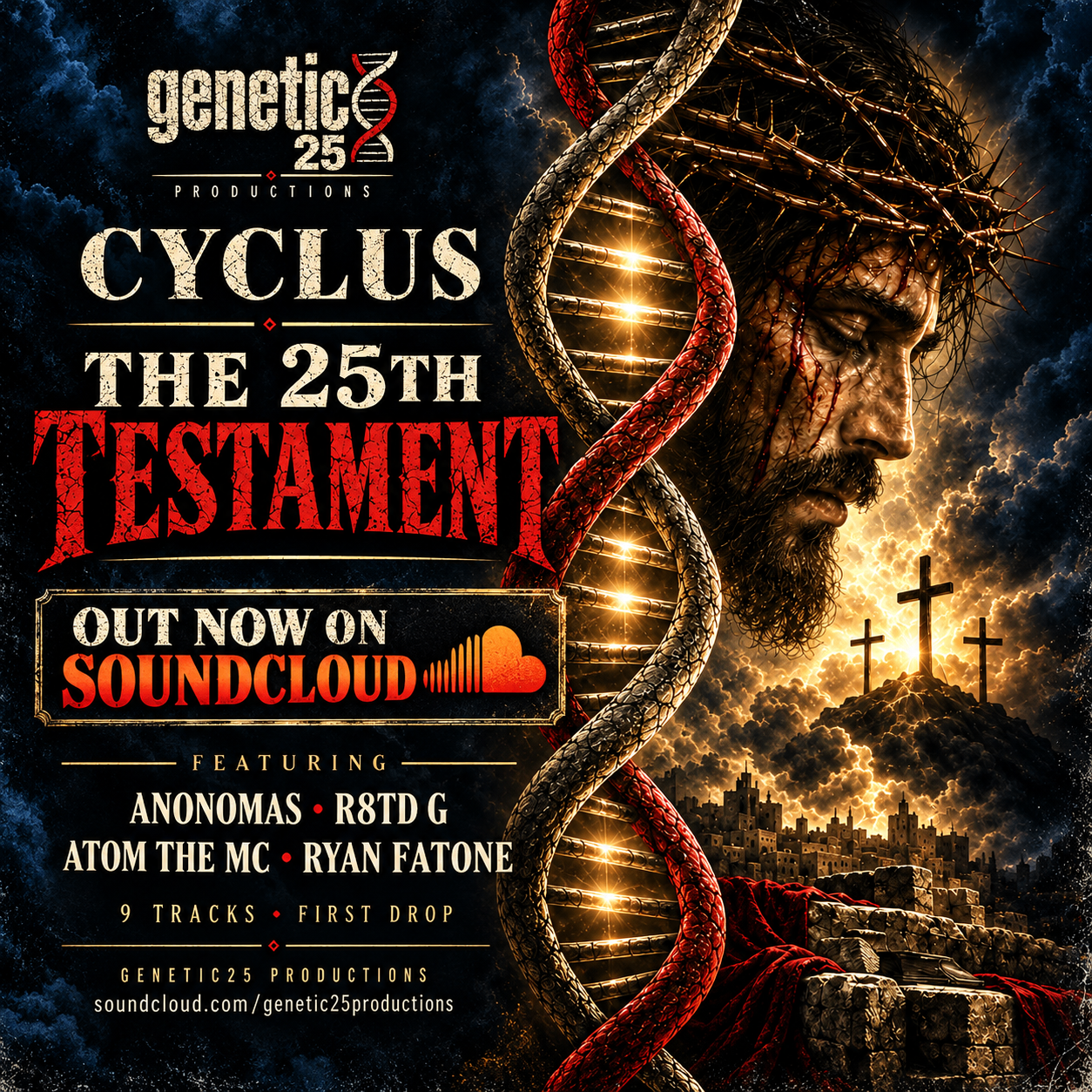 Promotieposter The 25th Testament, nu op SoundCloud